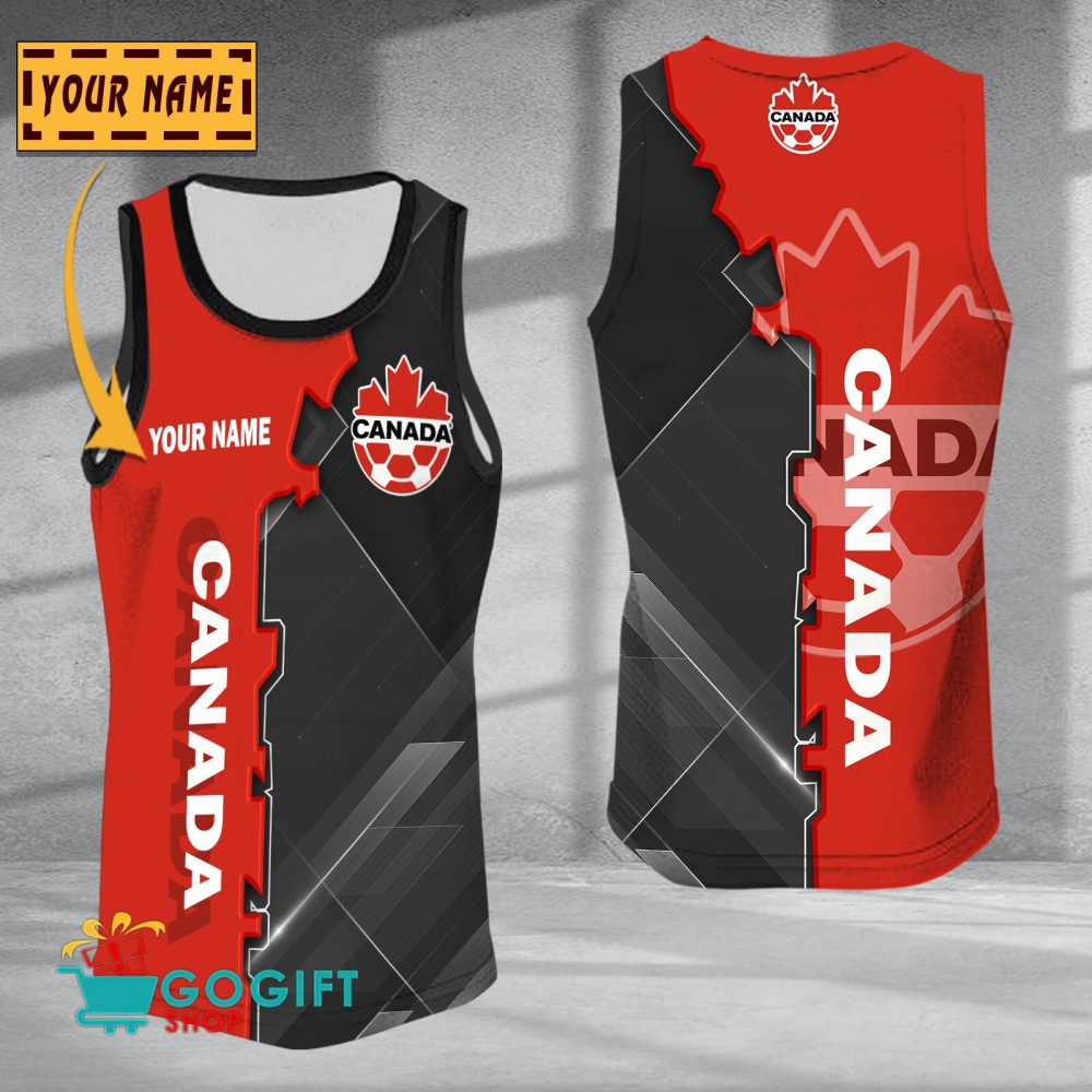 Canada National Soccer Team Sleveless Jersey Tank Top