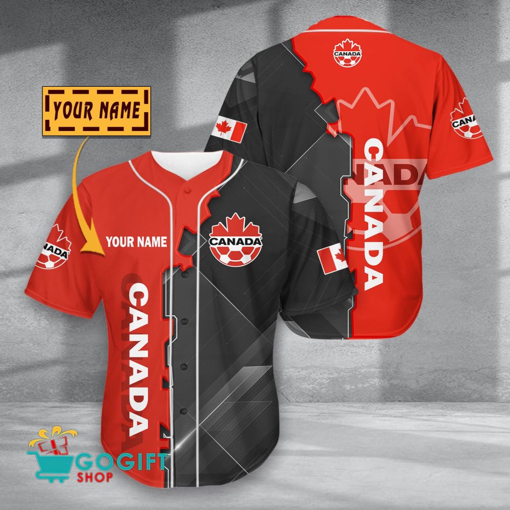 Canada National Soccer Team Baseball Jersey
