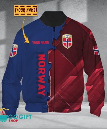 Norway National Soccer Team Bomber Jacket