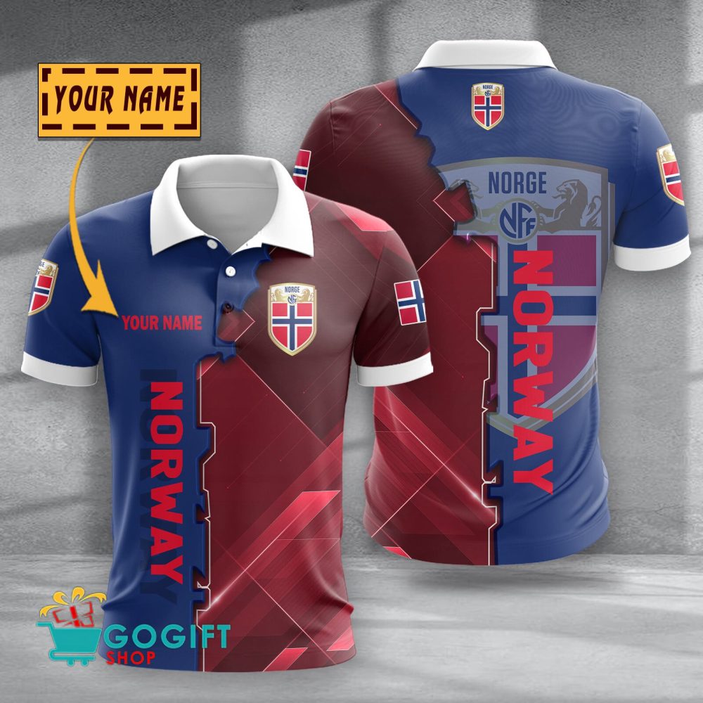 Norway National Soccer Team Polo Shirt