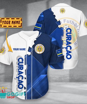Curacao National Soccer Team Baseball Jersey