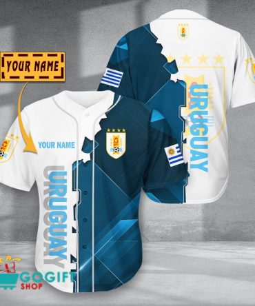 Uruguay National Soccer Team Baseball Jersey