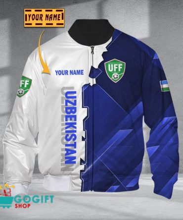 Uzbekistan National Soccer Team Bomber Jacket