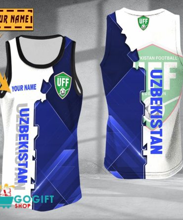 Uzbekistan National Soccer Team Sleveless Jersey Tank Top
