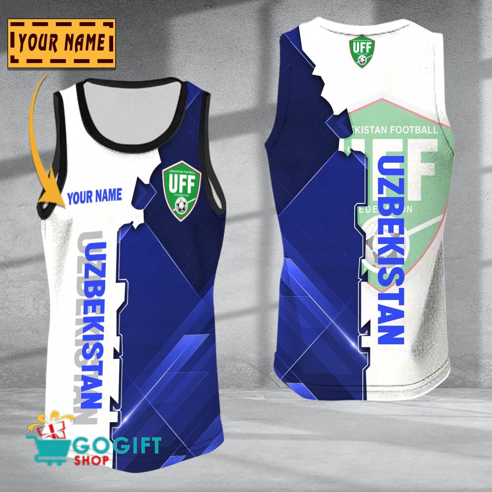 Uzbekistan National Soccer Team Sleveless Jersey Tank Top