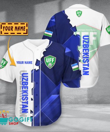 Uzbekistan National Soccer Team Baseball Jersey