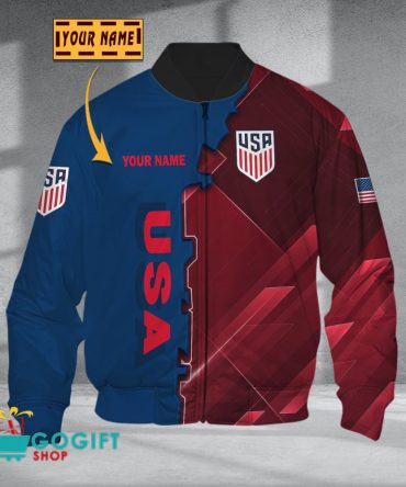 Usa National Soccer Team Bomber Jacket