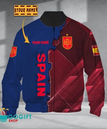 Spain National Soccer Team Bomber Jacket