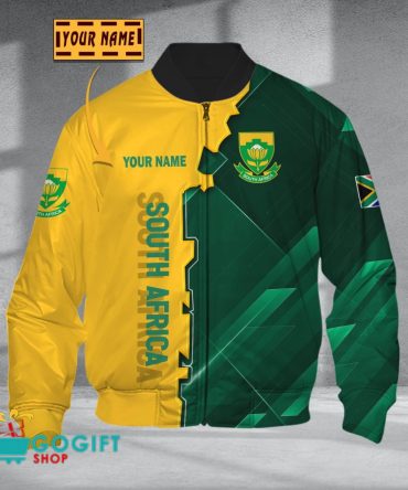 South Africa National Soccer Team Bomber Jacket
