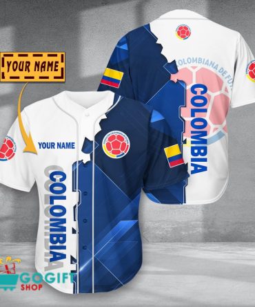 Colombia National Soccer Team Baseball Jersey