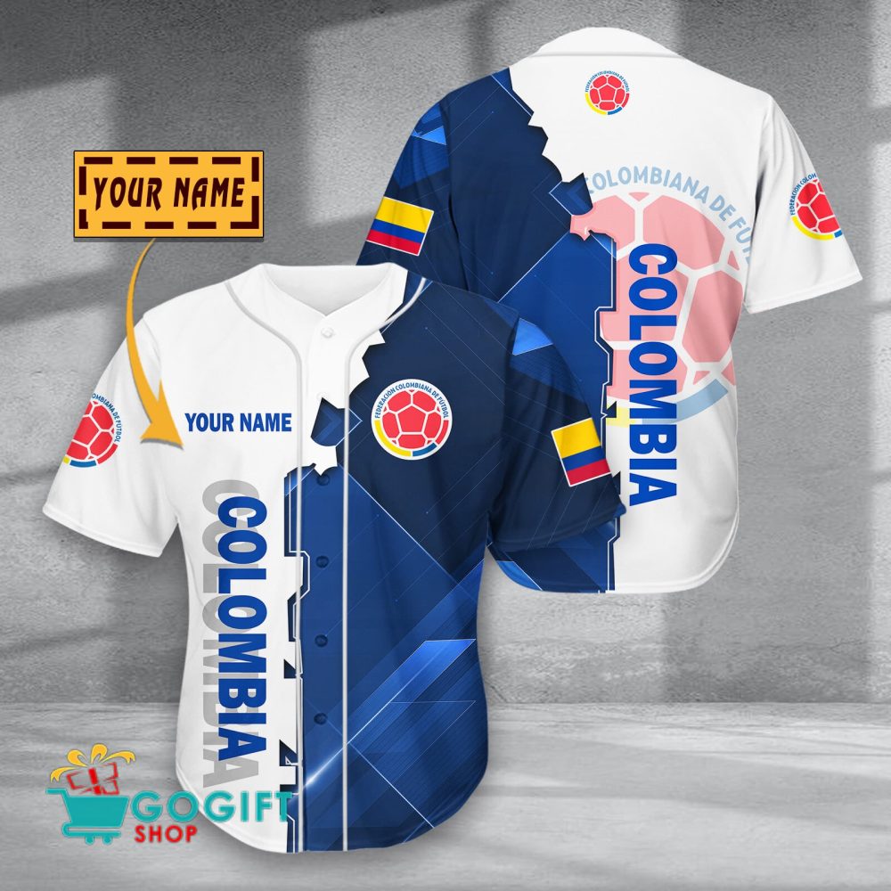 Colombia National Soccer Team Baseball Jersey