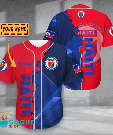 Haiti National Soccer Team Baseball Jersey
