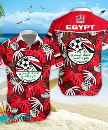 Egypt National Soccer Team Hawaiian Shirt