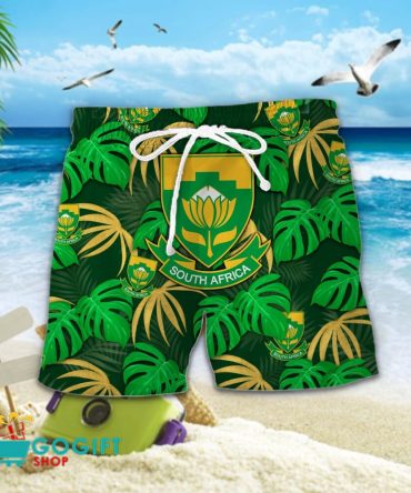 South Africa National Soccer Team Hawaiian Men Short