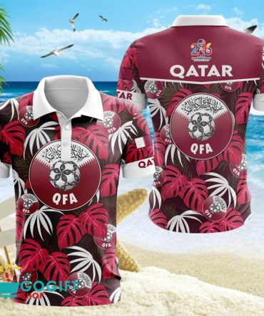 Qatar National Soccer Team Polo Shirt