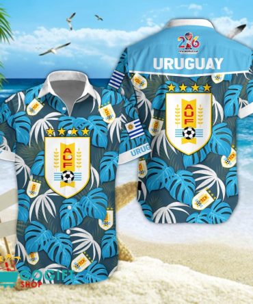 Uruguay National Soccer Team Hawaiian Shirt