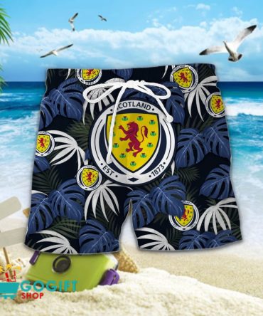 Scotland National Soccer Team Hawaiian Men Short