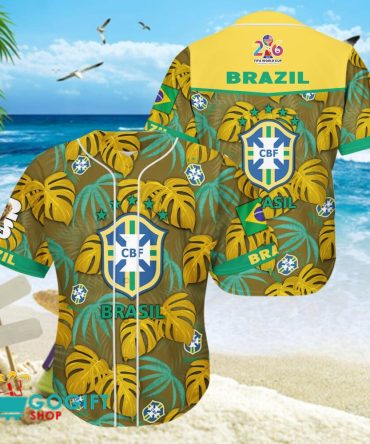 Brazil National Soccer Team Baseball Jersey