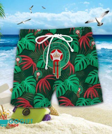 Morocco National Soccer Team Hawaiian Men Short