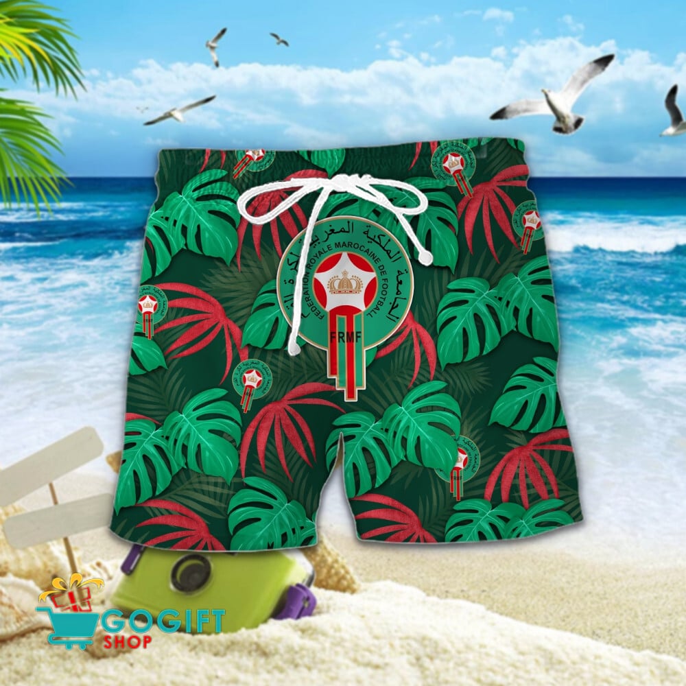 Morocco National Soccer Team Hawaiian Men Short