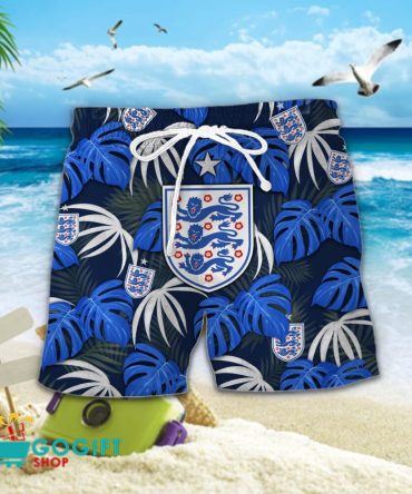 England National Soccer Team Hawaiian Men Short