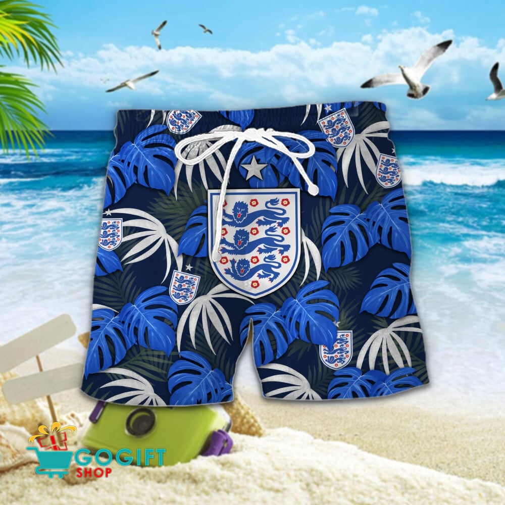 England National Soccer Team Hawaiian Men Short