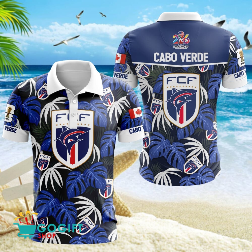 Cabo Verde National Soccer Team Polo Shirt