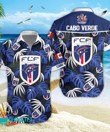 Cabo Verde National Soccer Team Hawaiian Shirt