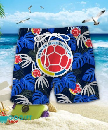 Colombia National Soccer Team Hawaiian Men Short