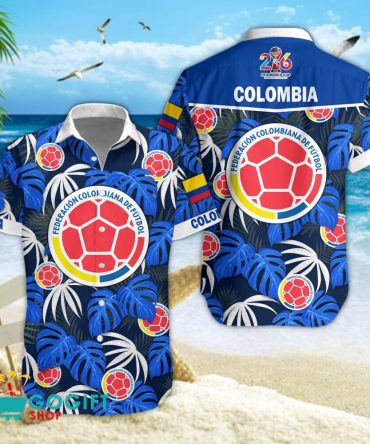 Colombia National Soccer Team Hawaiian Shirt