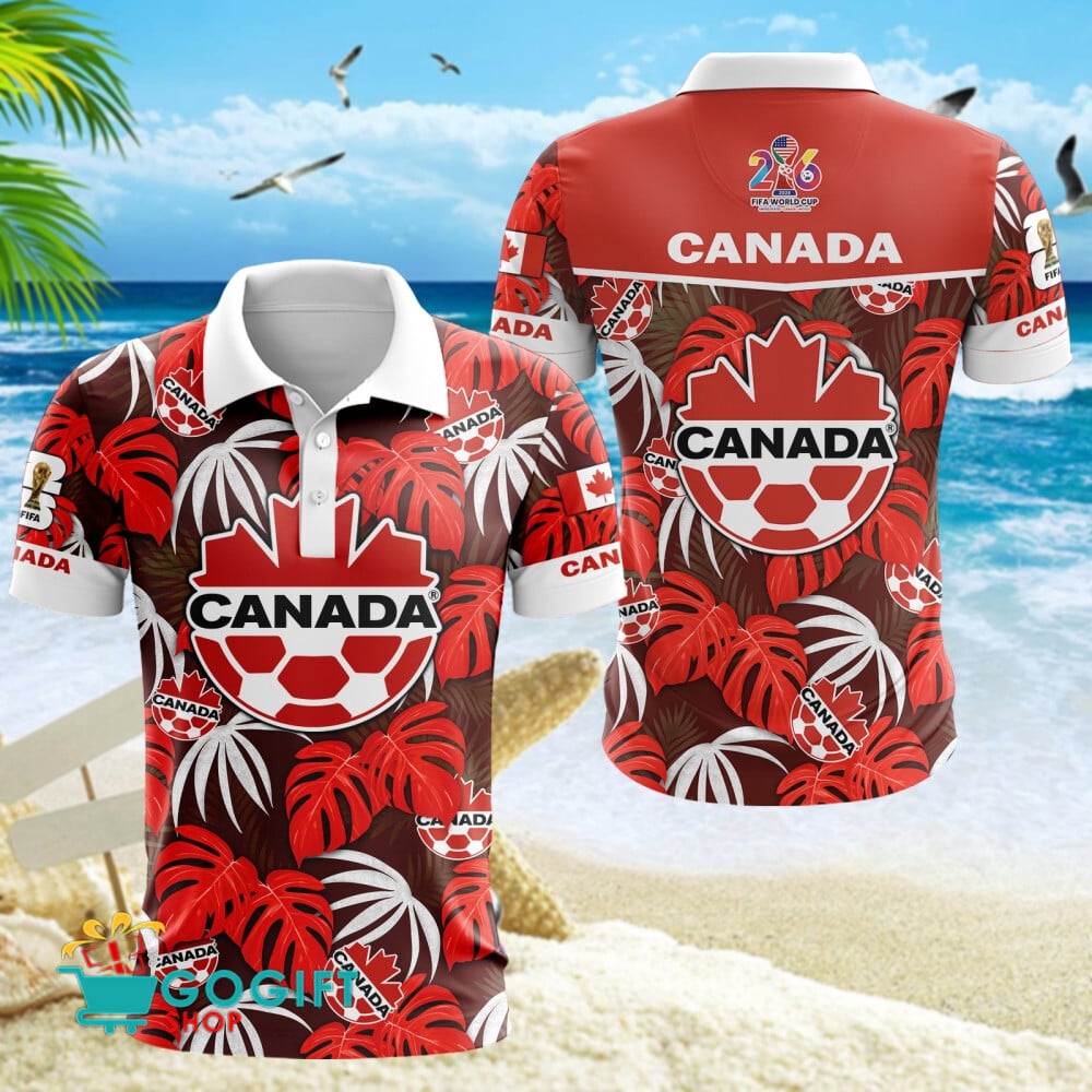 Canada National Soccer Team Polo Shirt