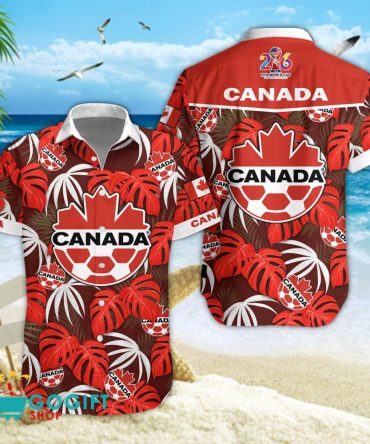 Canada National Soccer Team Hawaiian Shirt