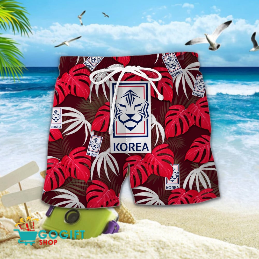 Korea Republic National Soccer Team Hawaiian Men Short