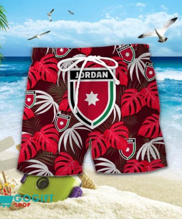 Jordan National Soccer Team Hawaiian Men Short