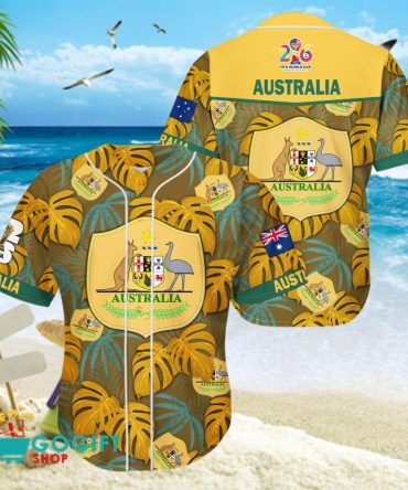 Australia National Soccer Team Baseball Jersey