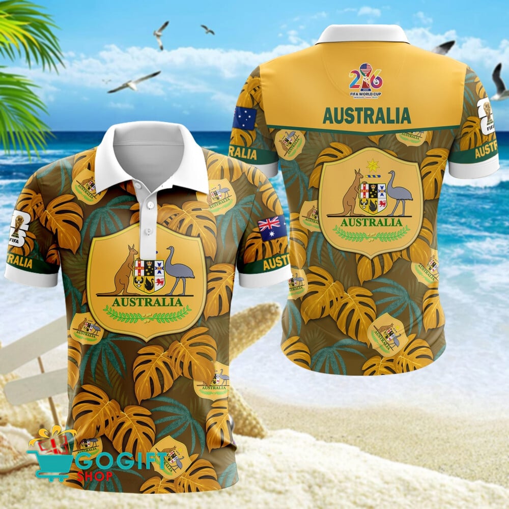 Australia National Soccer Team Polo Shirt
