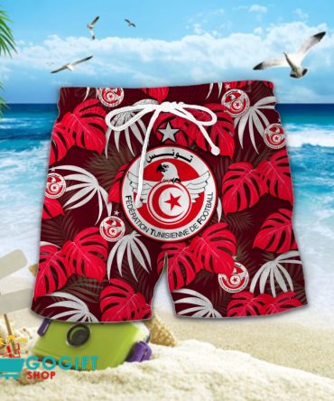 Tunisia National Soccer Team Hawaiian Men Short