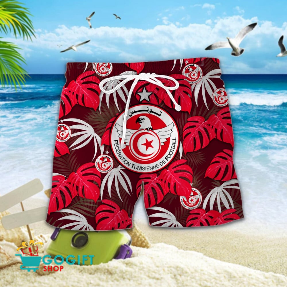 Tunisia National Soccer Team Hawaiian Men Short