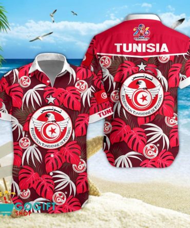 Tunisia National Soccer Team Hawaiian Shirt