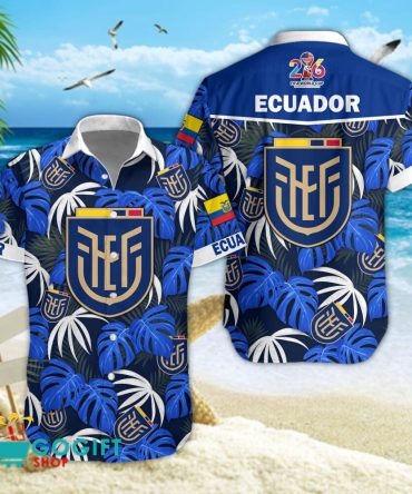 Ecuador National Soccer Team Hawaiian Shirt