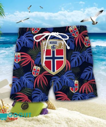 Norway National Soccer Team Hawaiian Men Short