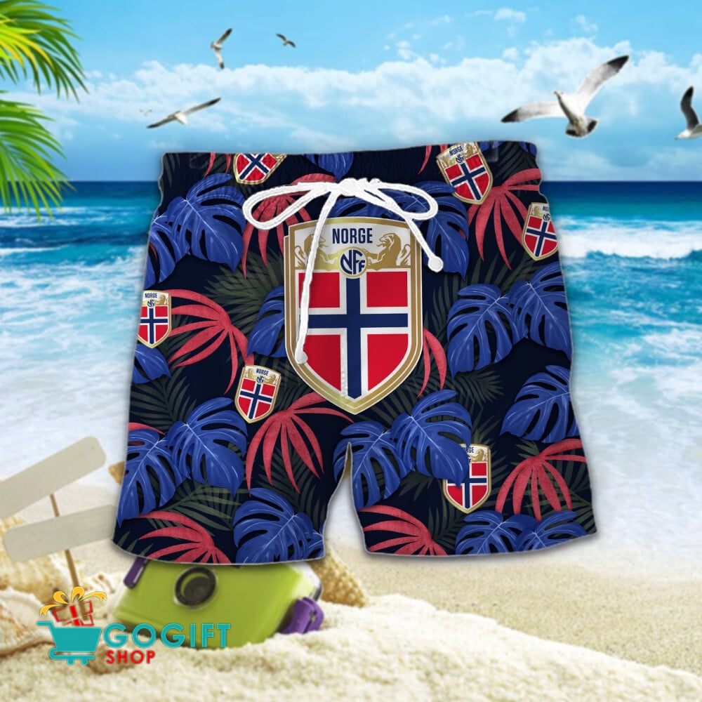 Norway National Soccer Team Hawaiian Men Short