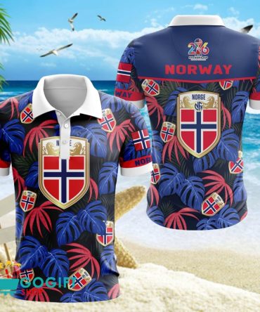 Norway National Soccer Team Polo Shirt