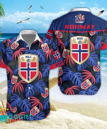 Norway National Soccer Team Hawaiian Shirt