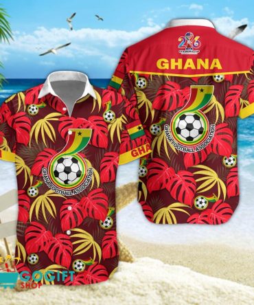 Ghana National Soccer Team Hawaiian Shirt