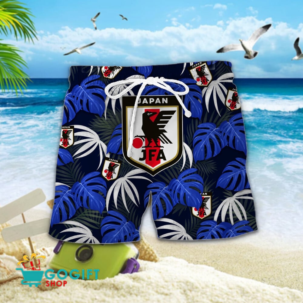 Japan National Soccer Team Hawaiian Men Short