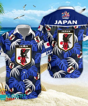 Japan National Soccer Team Hawaiian Shirt