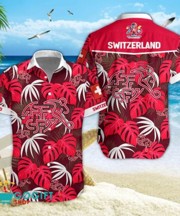 Switzerland National Soccer Team Hawaiian Shirt