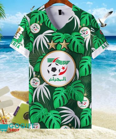 Algeria National Soccer Team V-Neck Shirt Jersey