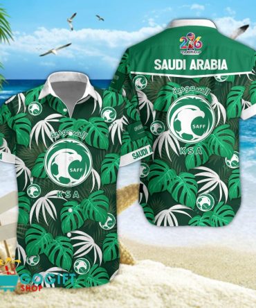 Saudi Arabia National Soccer Team Hawaiian Shirt